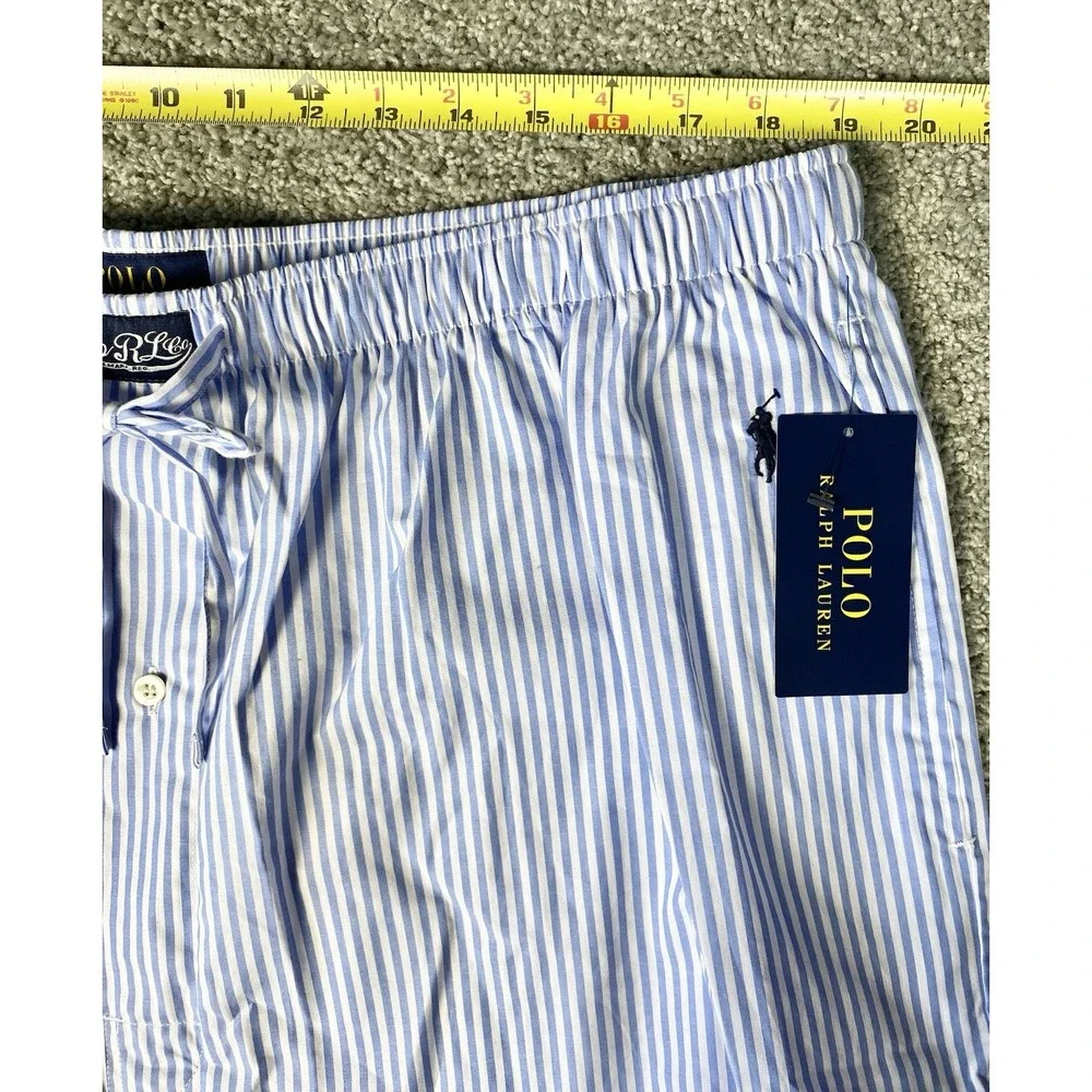 Polo Ralph Lauren Mens 1XT Pajamas Lounge Pant Sleepwear 100% Cotton Striped NWT
